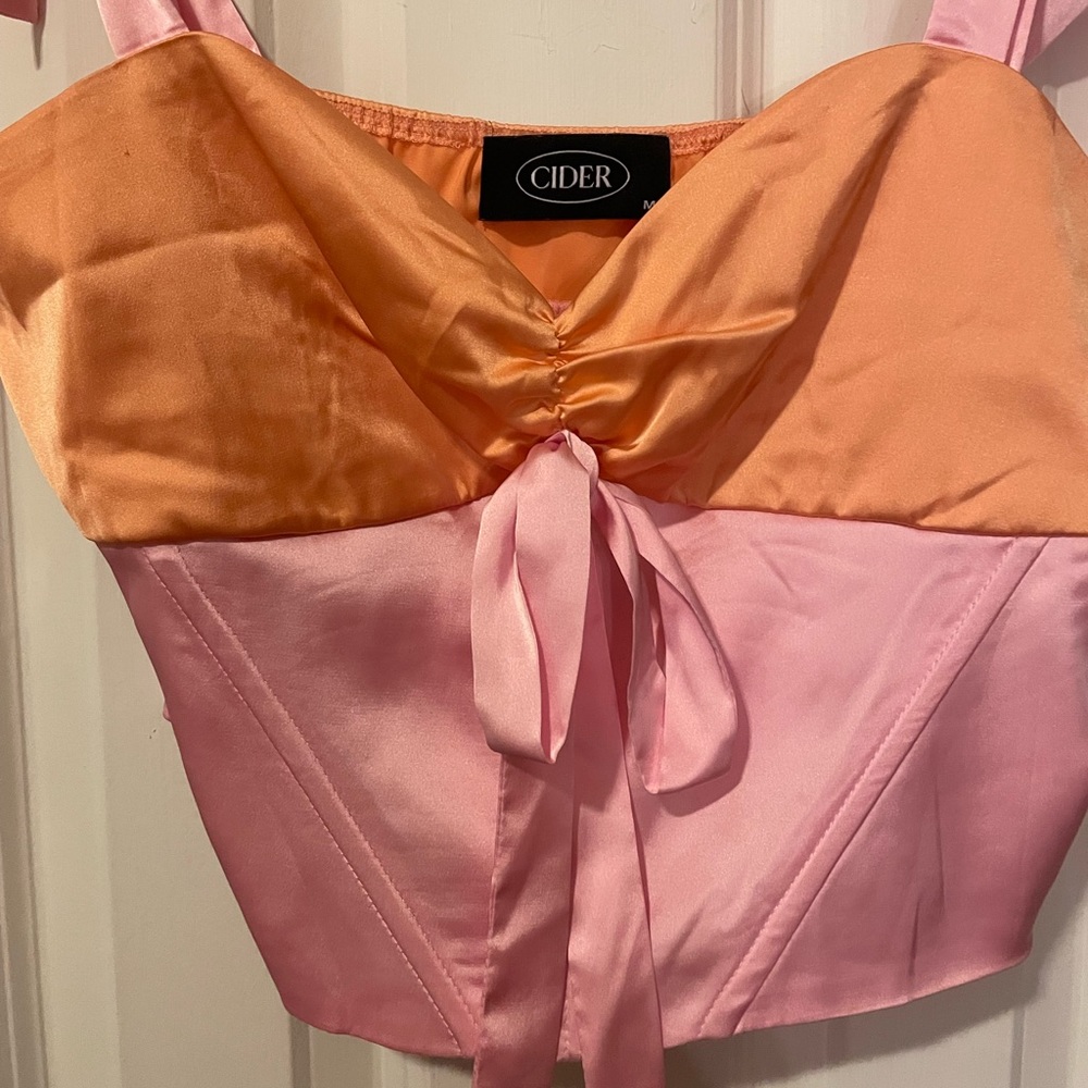Cider Satin Corset
